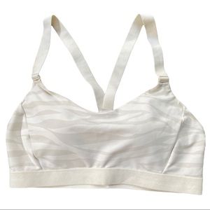 Old Navy Sports Bra White Zebra